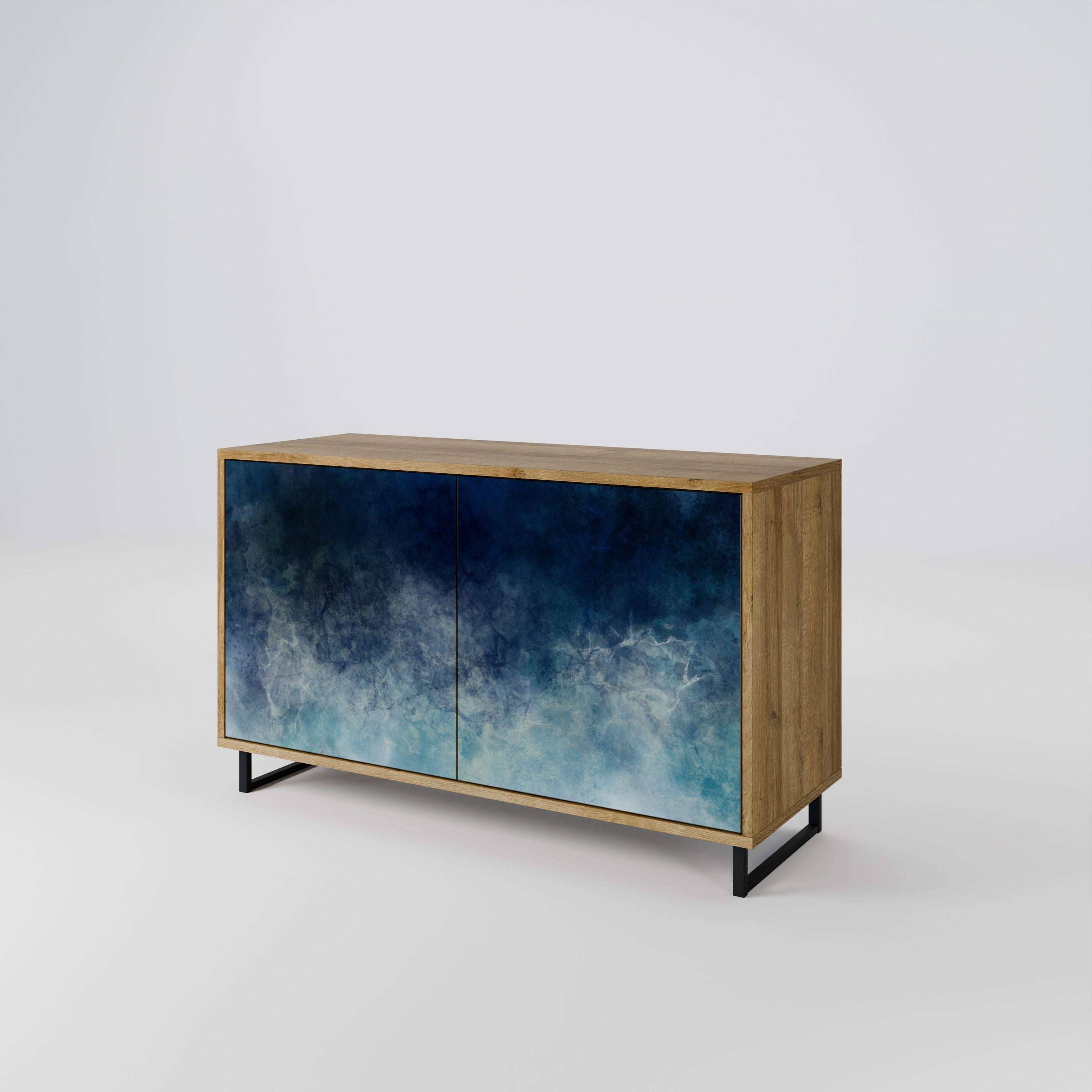 CELESTIAL FALL Sideboard mit 2 Türen in Eichenoptik