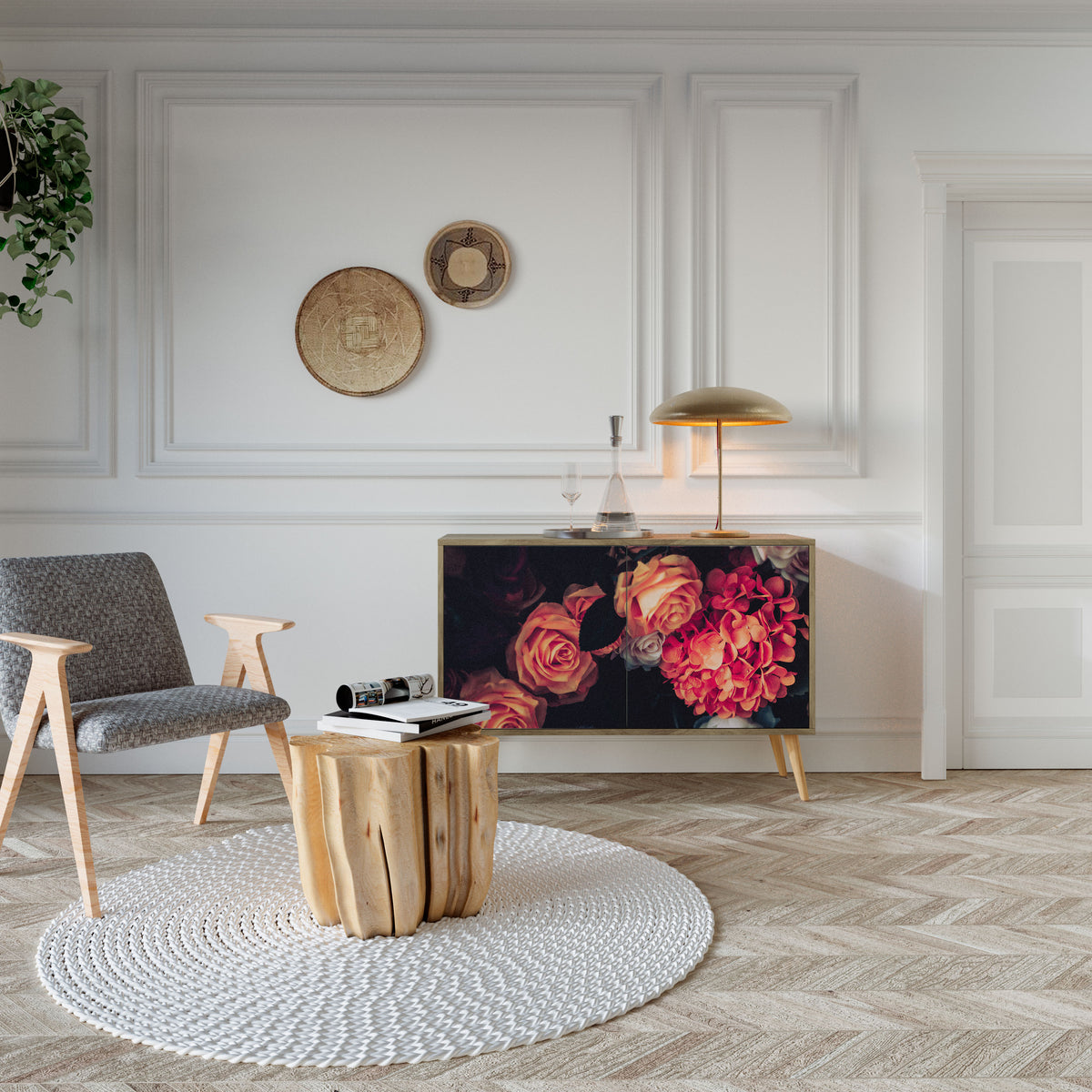 NEVERENDING BLOOM 2-türiges Sideboard