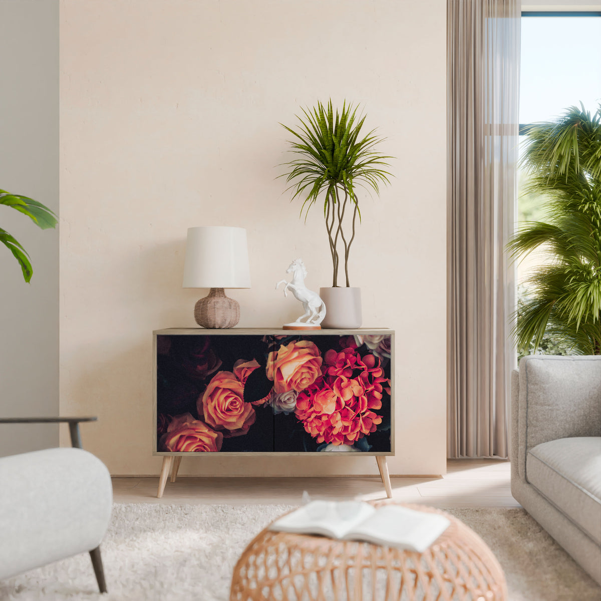 NEVERENDING BLOOM 2-türiges Sideboard