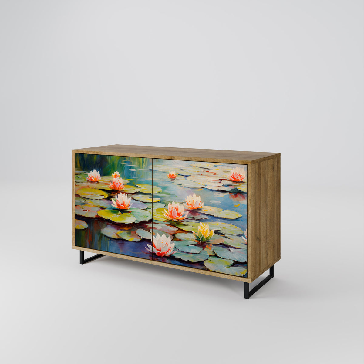 BLOOMING WATERS 2-türiges Sideboard