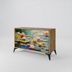 BLOOMING WATERS 2-Door Sideboard in Oak Effect