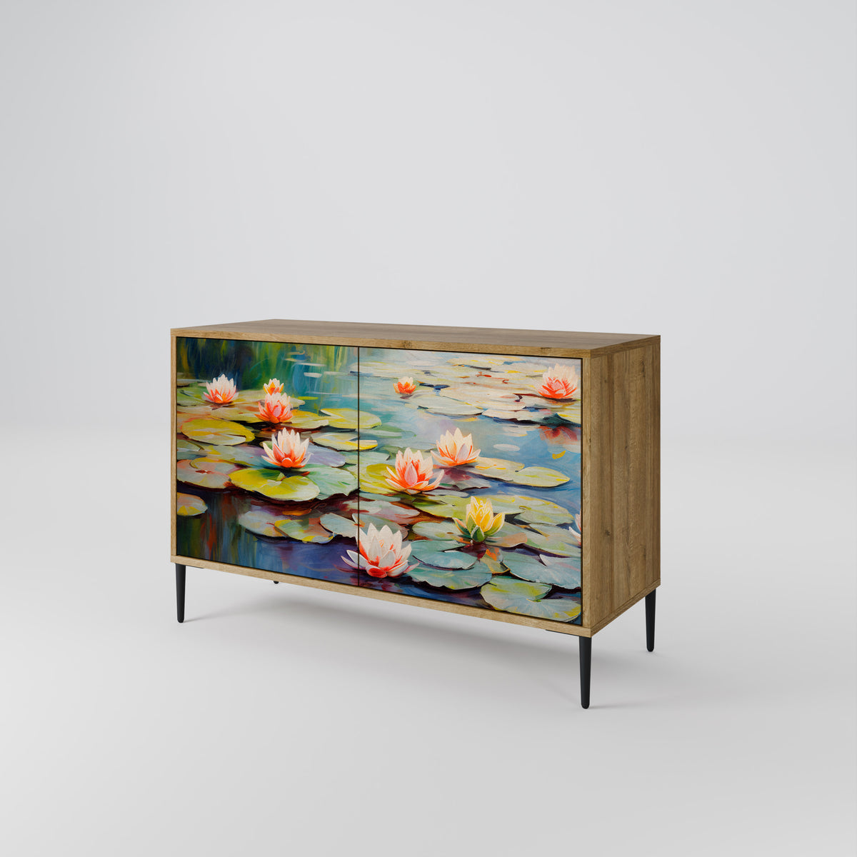 BLOOMING WATERS 2-türiges Sideboard