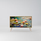 BLOOMING WATERS 2-Door Sideboard in Oak Effect