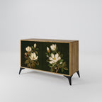 FLORAL NOIR 2-Door Sideboard in Oak Effect
