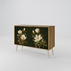 FLORAL NOIR 2-Door Sideboard in Oak Effect