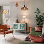 BE THE CHANGE 2-Door Sideboard in Oak Effect