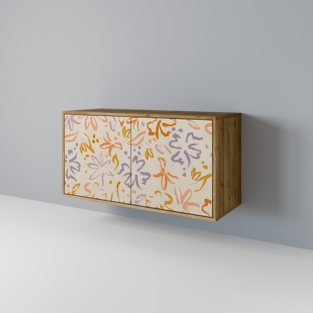 SPRING WHIMSY Sideboard mit 2 Türen in Eichenoptik