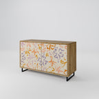 SPRING WHIMSY Sideboard mit 2 Türen in Eiche-Optik