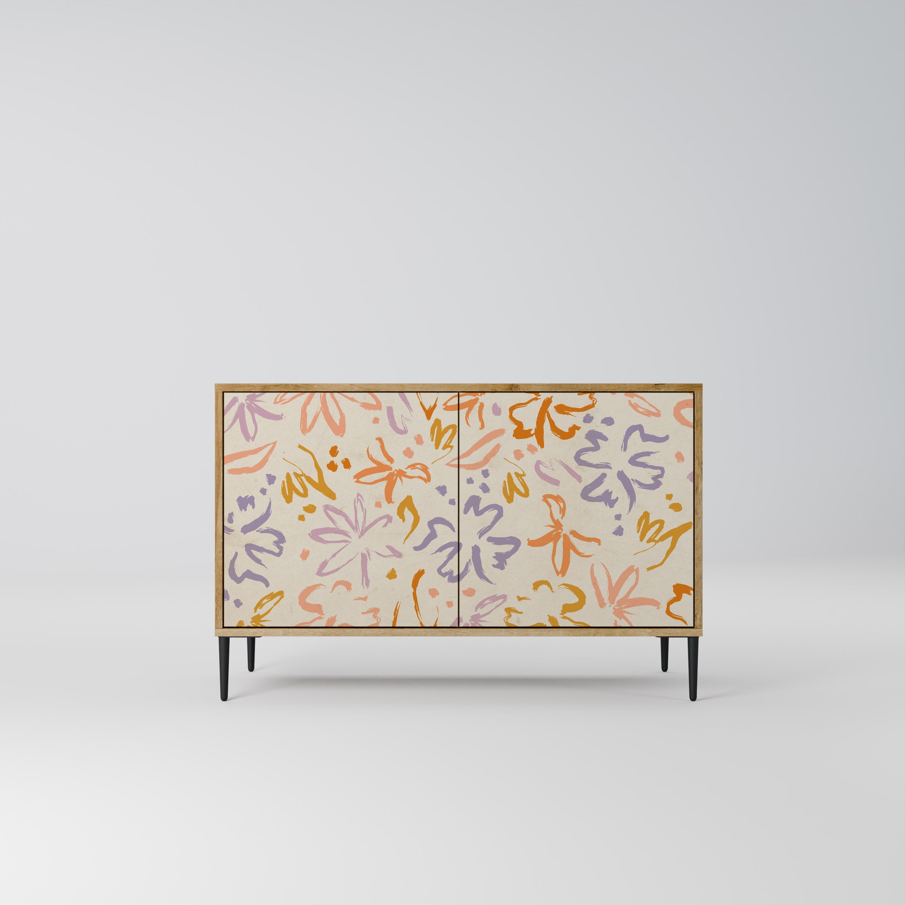 SPRING WHIMSY Sideboard mit 2 Türen in Eichenoptik