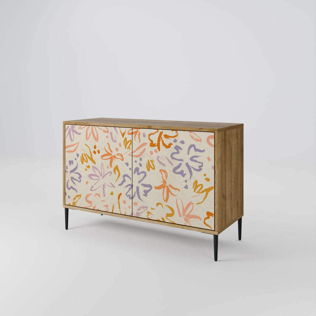 SPRING WHIMSY Sideboard mit 2 Türen in Eichenoptik
