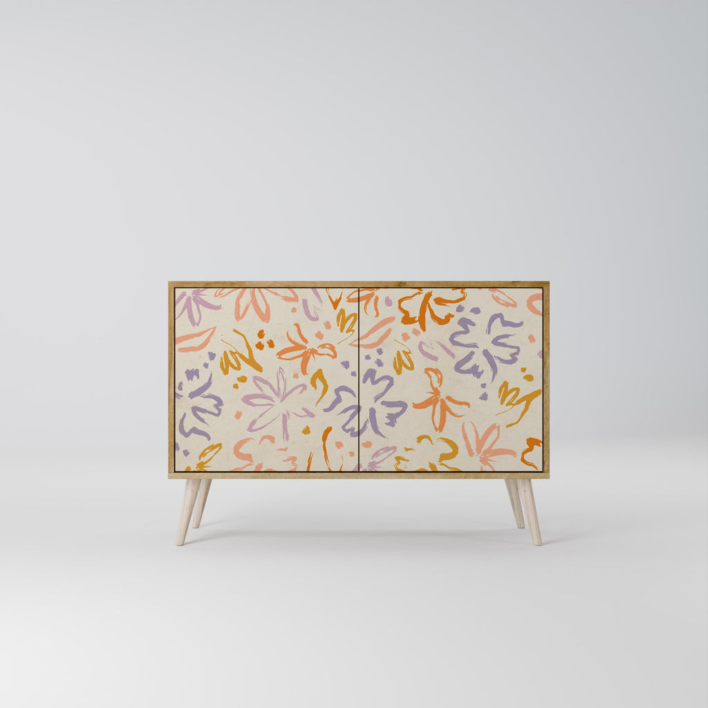 SPRING WHIMSY Sideboard mit 2 Türen in Eichenoptik