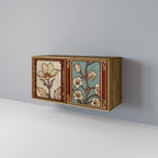 TIMELESS FLORA Sideboard mit 2 Türen in Eiche-Optik