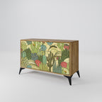 SUCCULENTS KALEIDOSCOPE 2-Door Sideboard in Oak Effect
