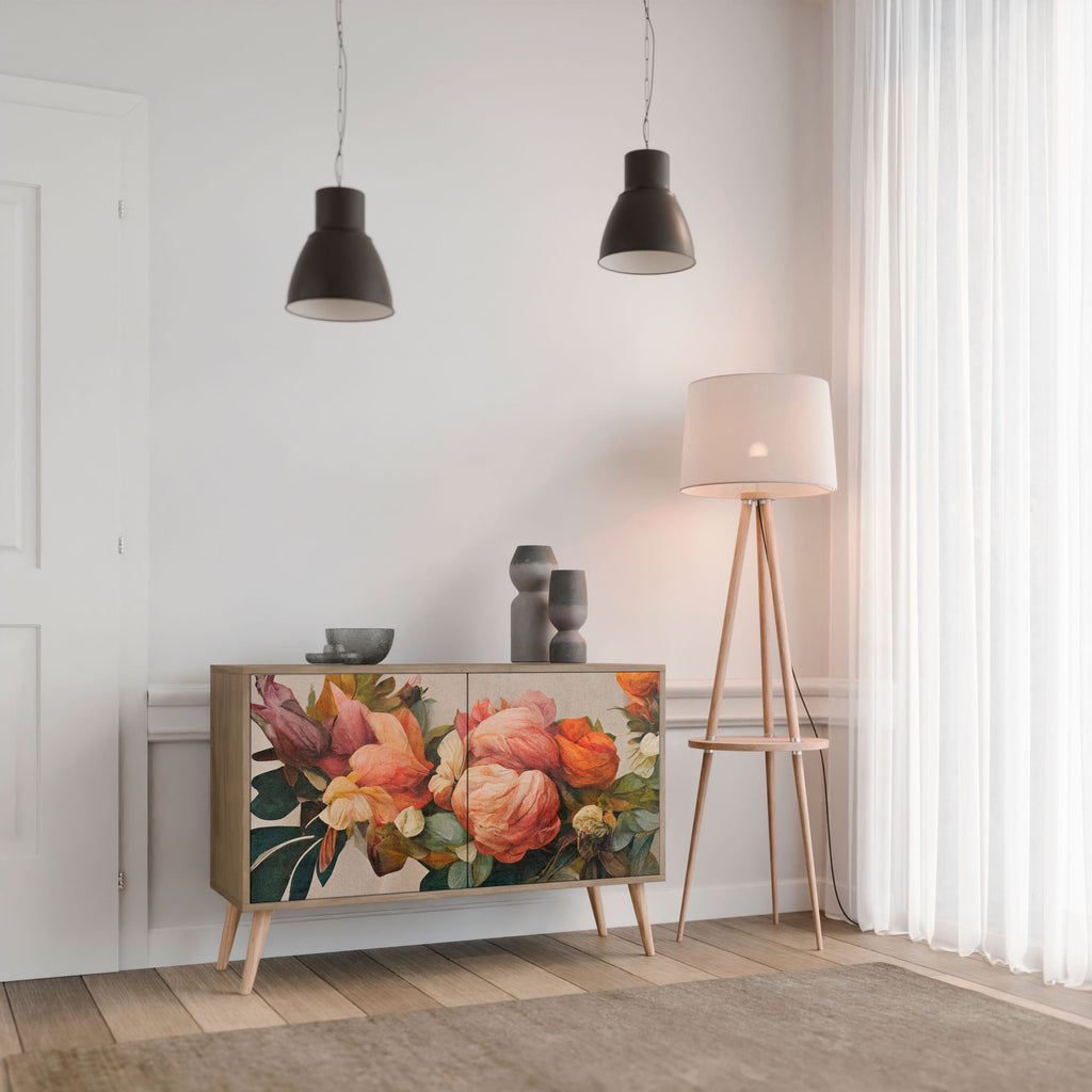 STYLISH BEAUTY Sideboard mit 2 Türen in Eichenoptik