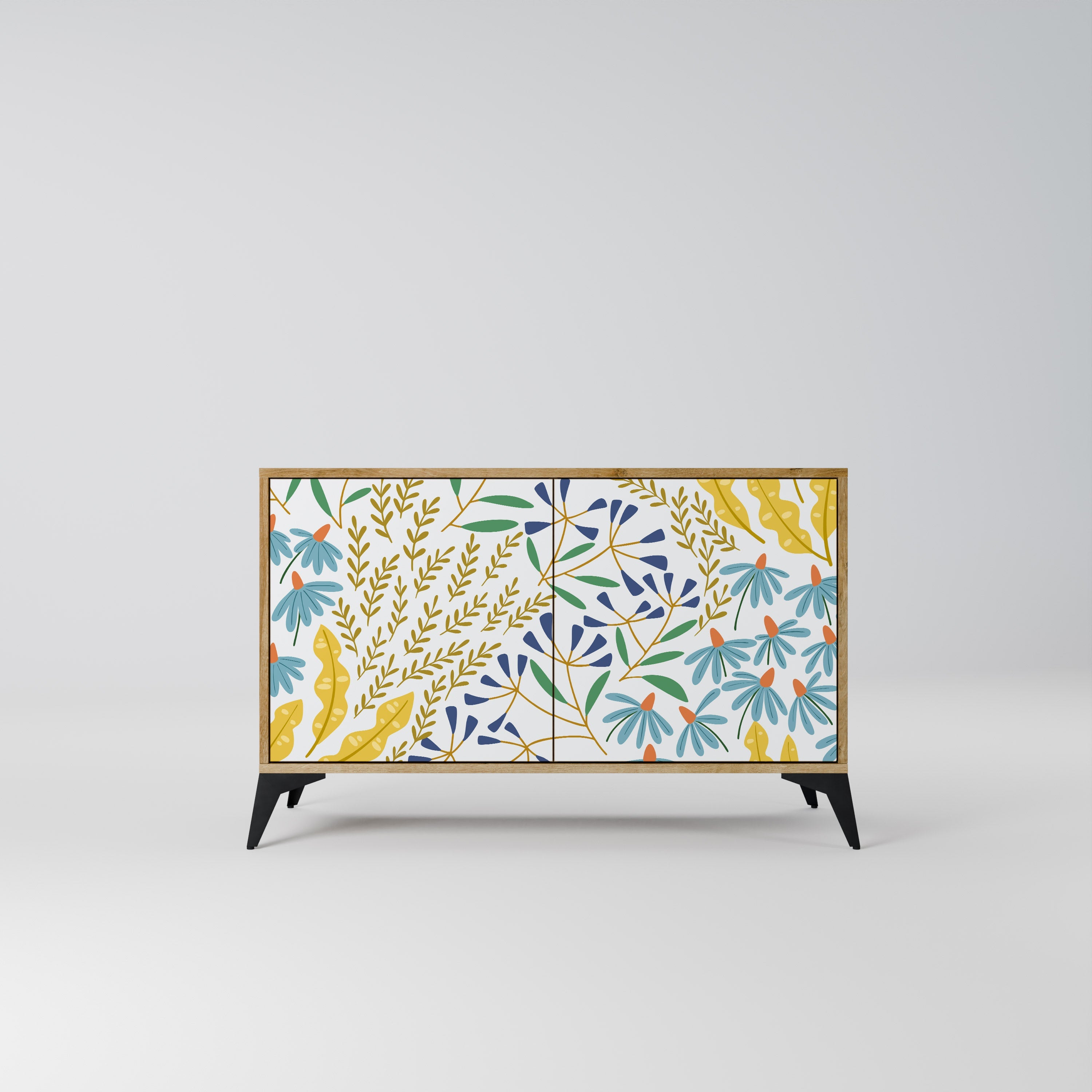 HELLO SPRING Sideboard mit 2 Türen in Eichenoptik