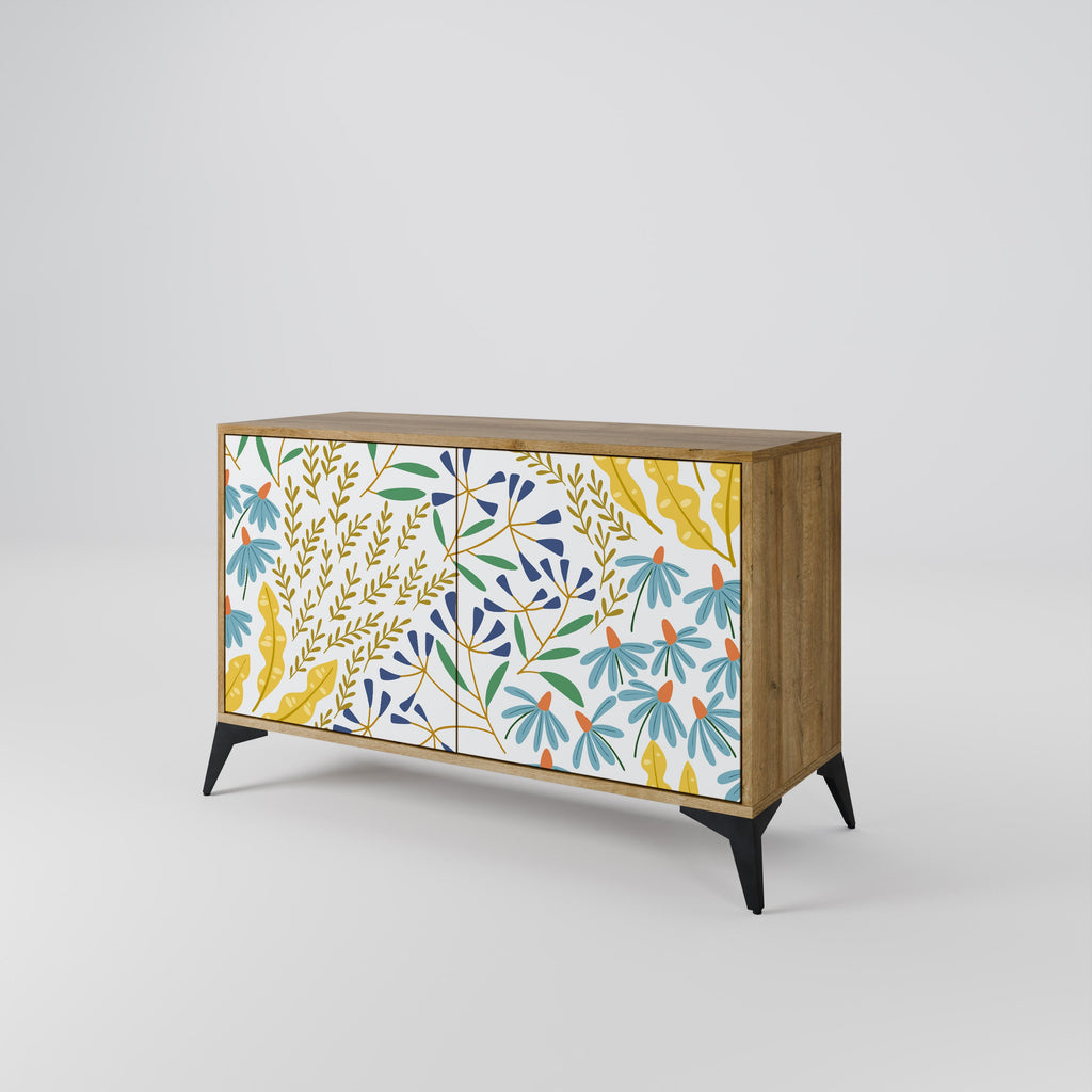 HELLO SPRING Sideboard mit 2 Türen in Eichenoptik