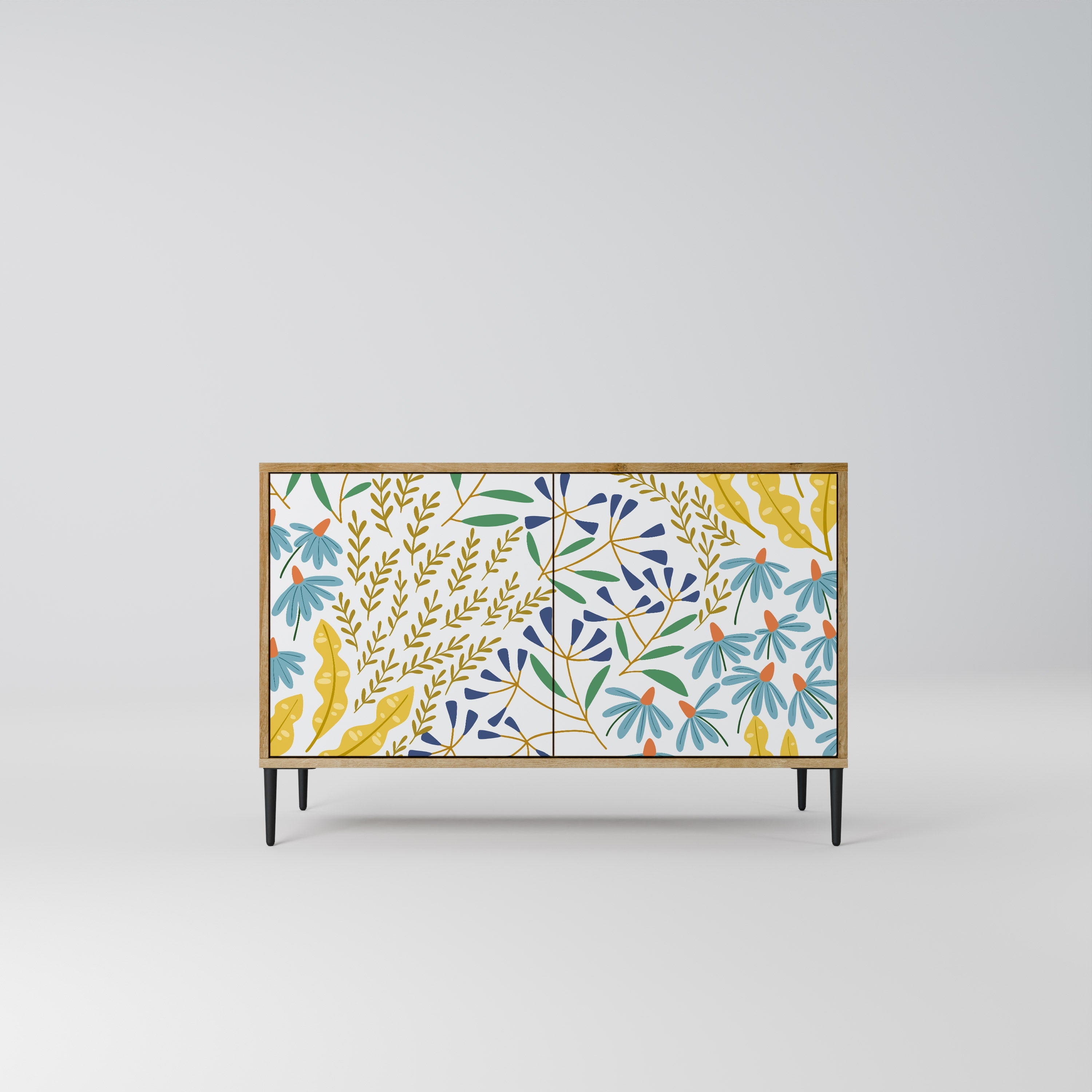 HELLO SPRING Sideboard mit 2 Türen in Eichenoptik