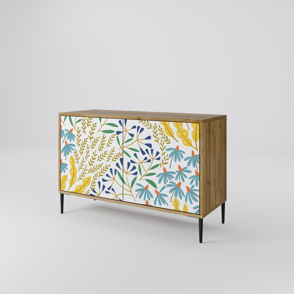 HELLO SPRING Sideboard mit 2 Türen in Eichenoptik