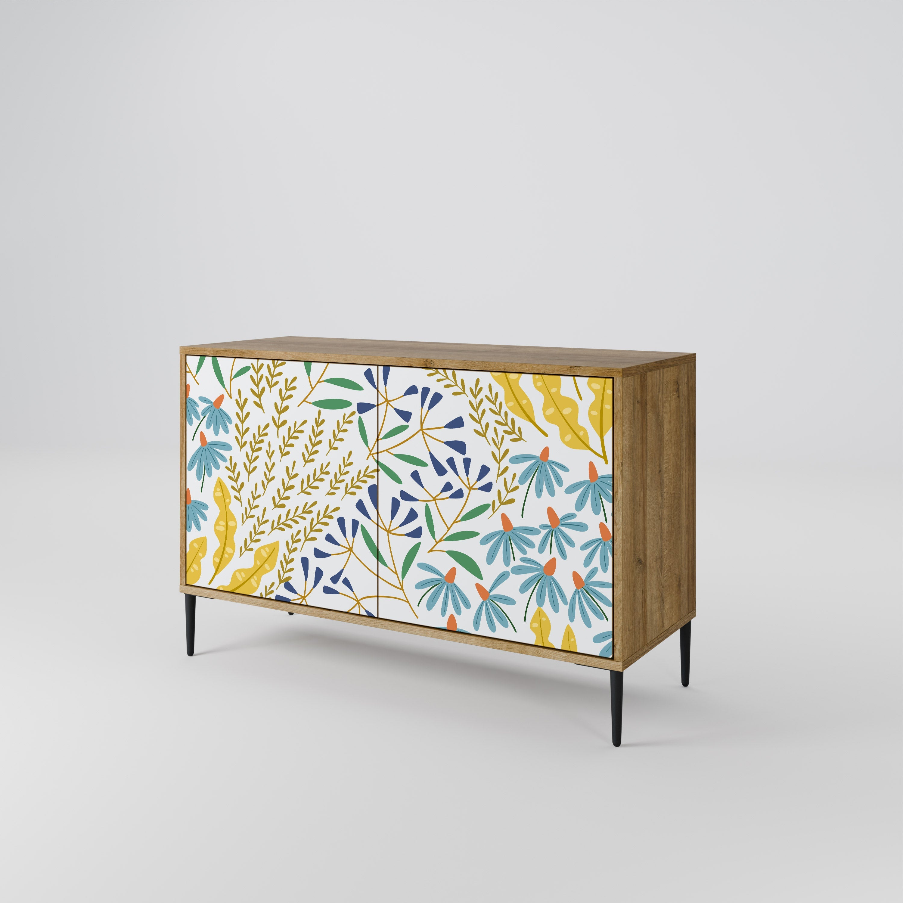 HELLO SPRING Sideboard mit 2 Türen in Eichenoptik