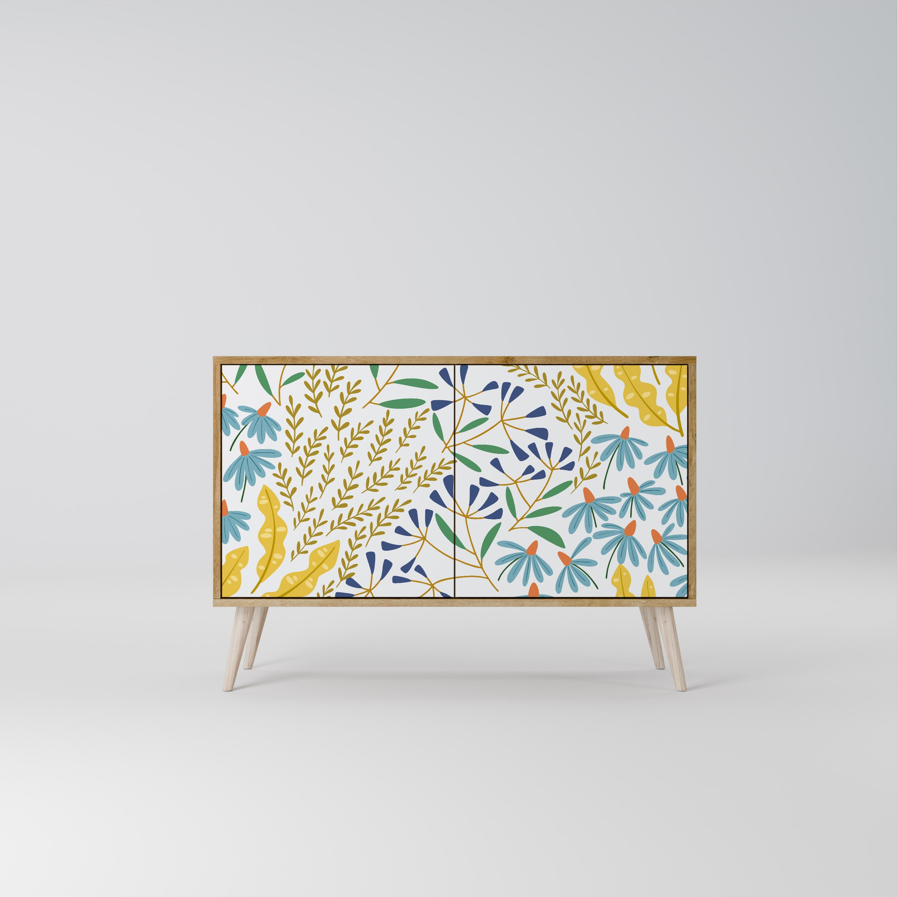 HELLO SPRING Sideboard mit 2 Türen in Eichenoptik