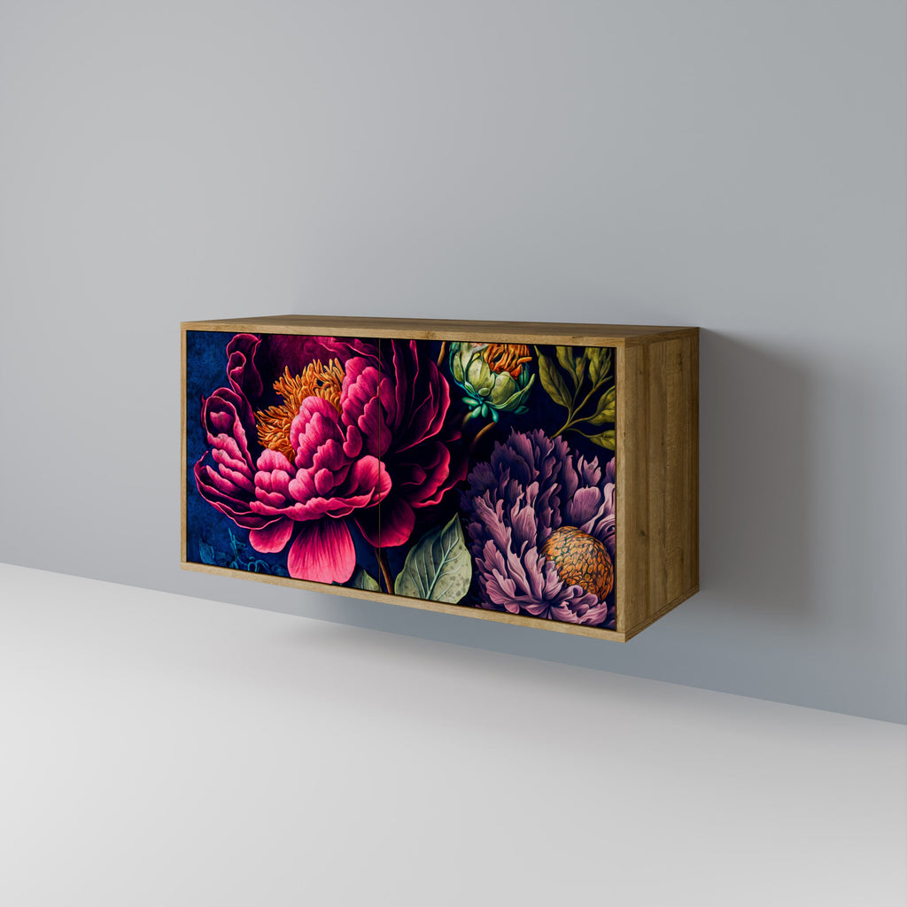 BLOOMING ELEGANCE Sideboard mit 2 Türen in Eichenoptik