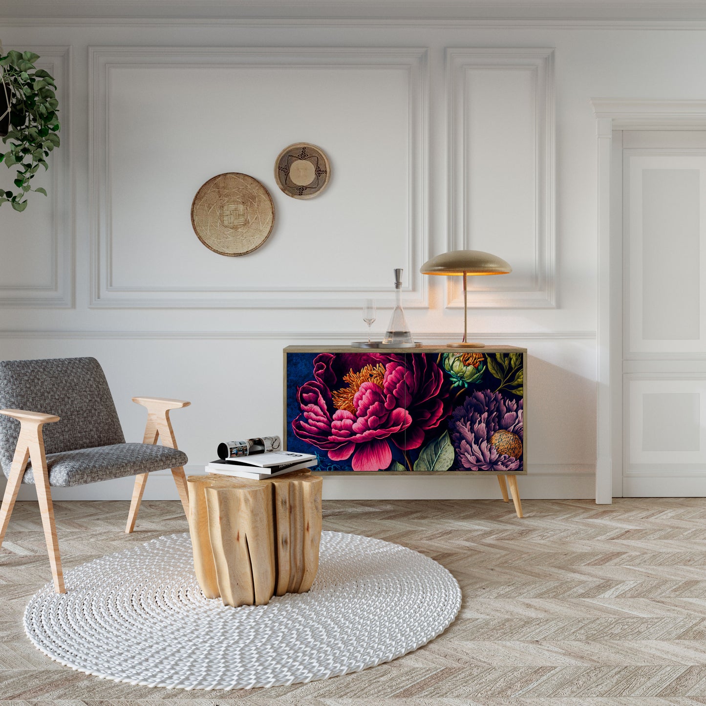 BLOOMING ELEGANCE 2-türiges Sideboard