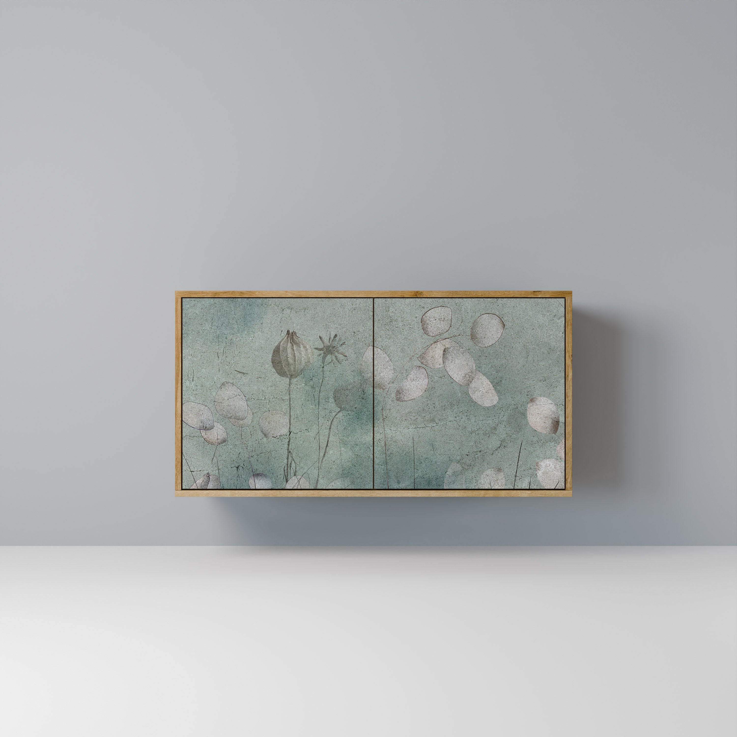 NIGHT LADY Sideboard mit 2 Türen in Eichenoptik