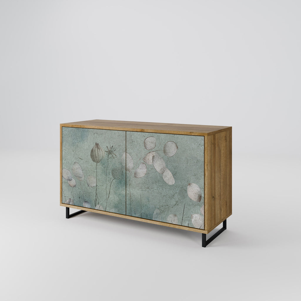 NIGHT LADY Sideboard mit 2 Türen in Eichenoptik