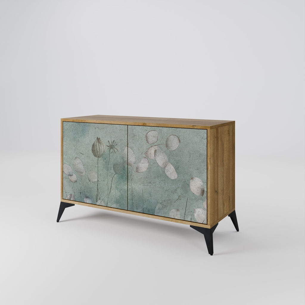 NIGHT LADY Sideboard mit 2 Türen in Eichenoptik
