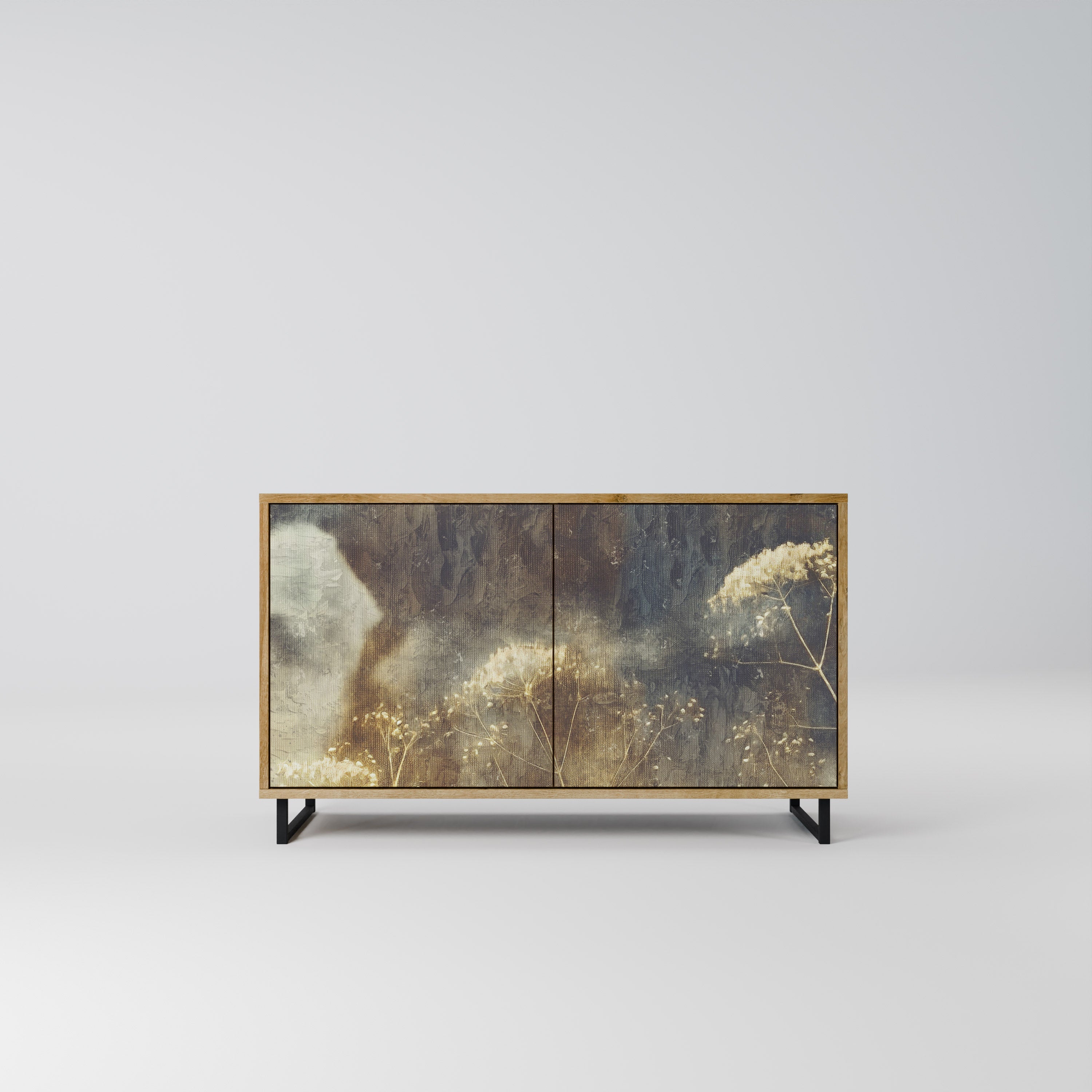 GENTLE POWER 2-türiges Sideboard in Eichenoptik