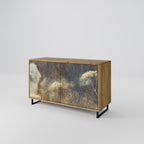 GENTLE POWER 2-Door Sideboard in Oak Effect