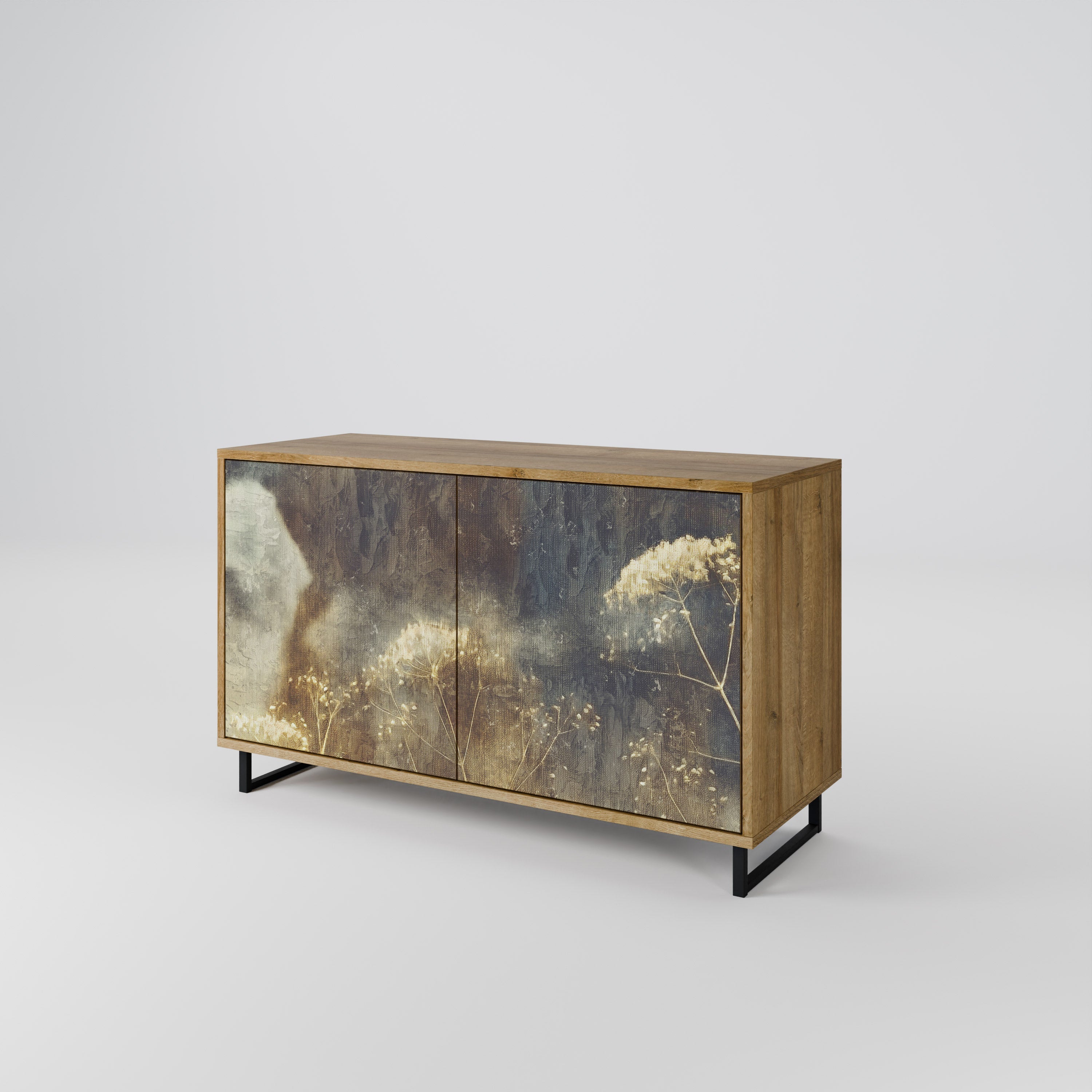 GENTLE POWER 2-türiges Sideboard in Eichenoptik