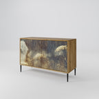 GENTLE POWER 2-Door Sideboard in Oak Effect
