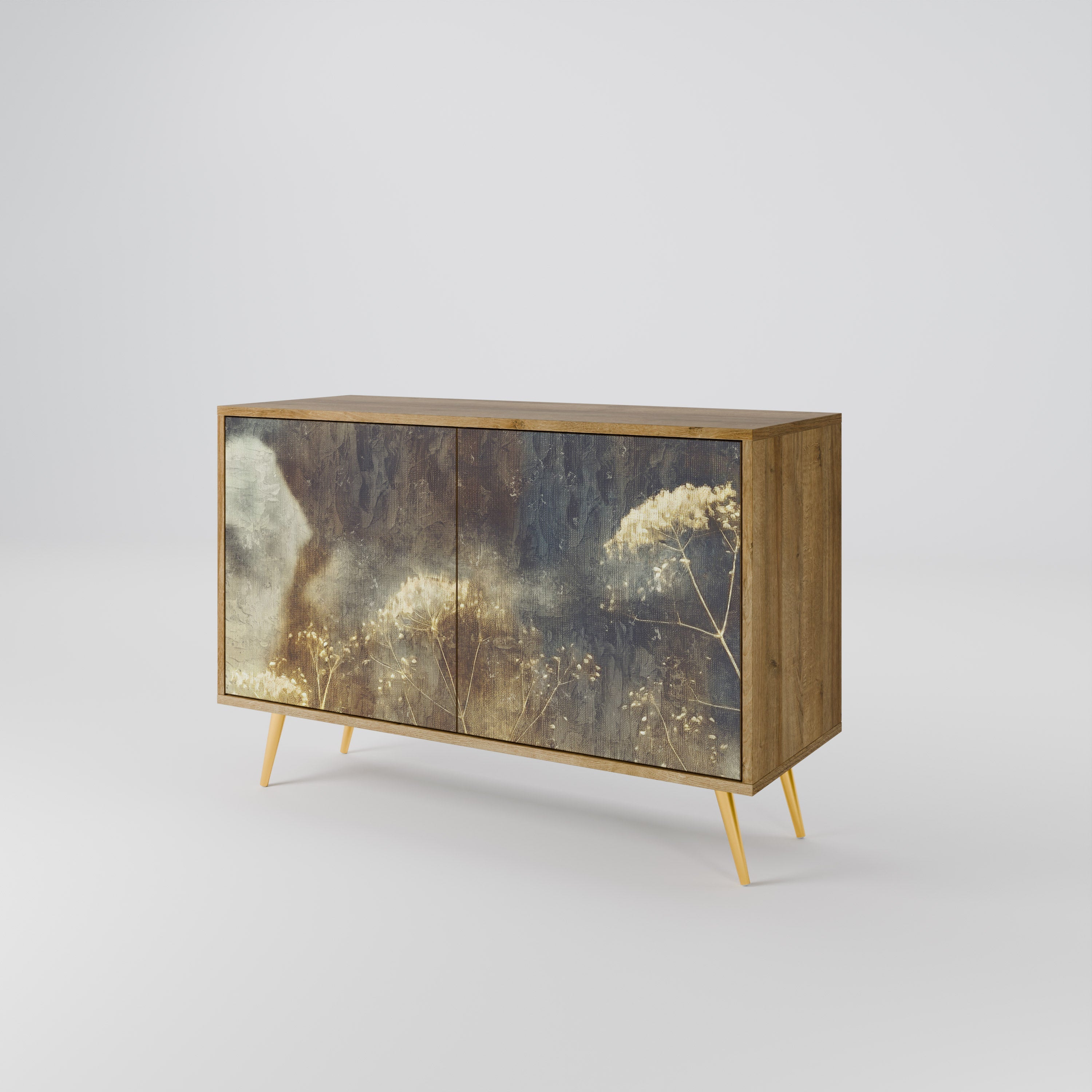 GENTLE POWER 2-türiges Sideboard in Eichenoptik