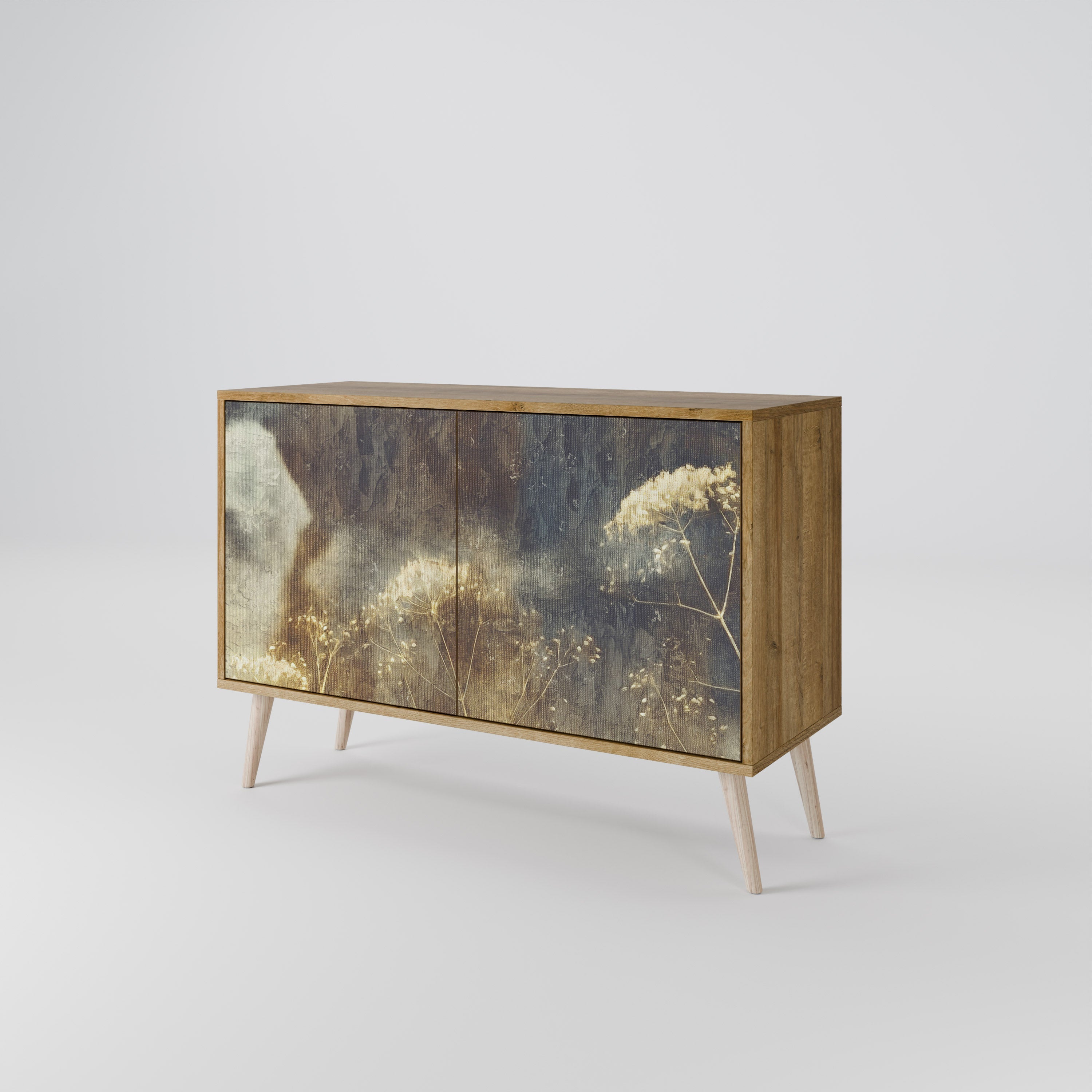 GENTLE POWER 2-türiges Sideboard in Eichenoptik