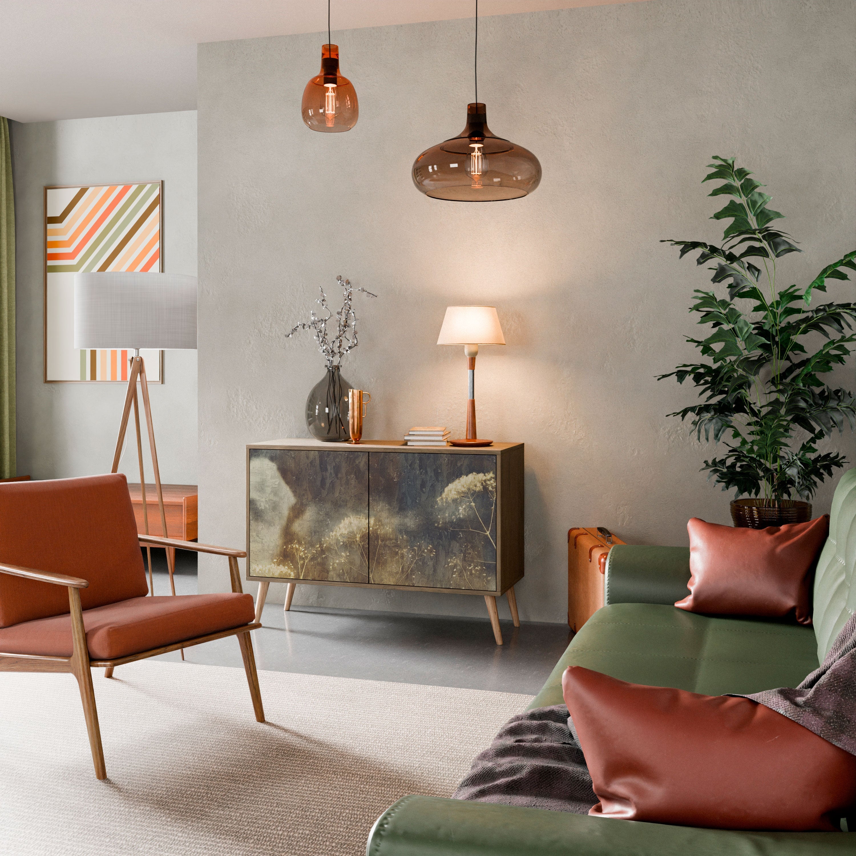 GENTLE POWER 2-türiges Sideboard in Eichenoptik