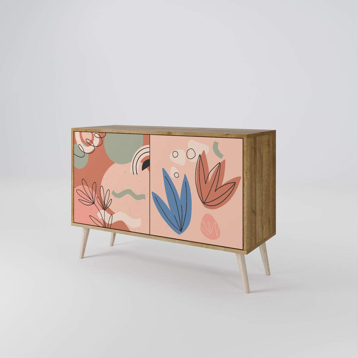 PASTEL DESTINY 2-türiges Sideboard