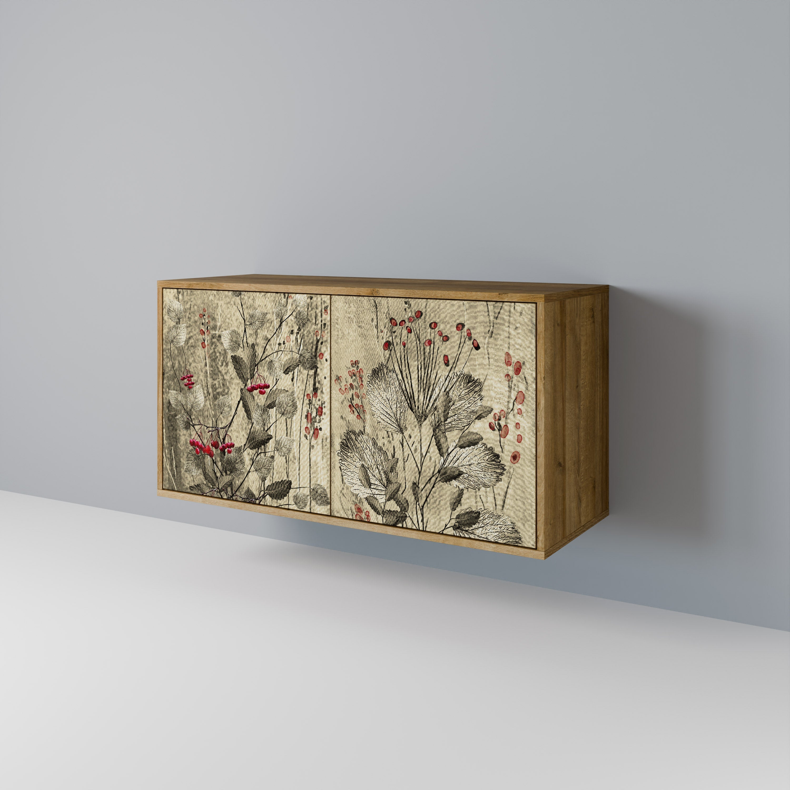 HERBAL GRACE Sideboard mit 2 Türen in Eichenoptik