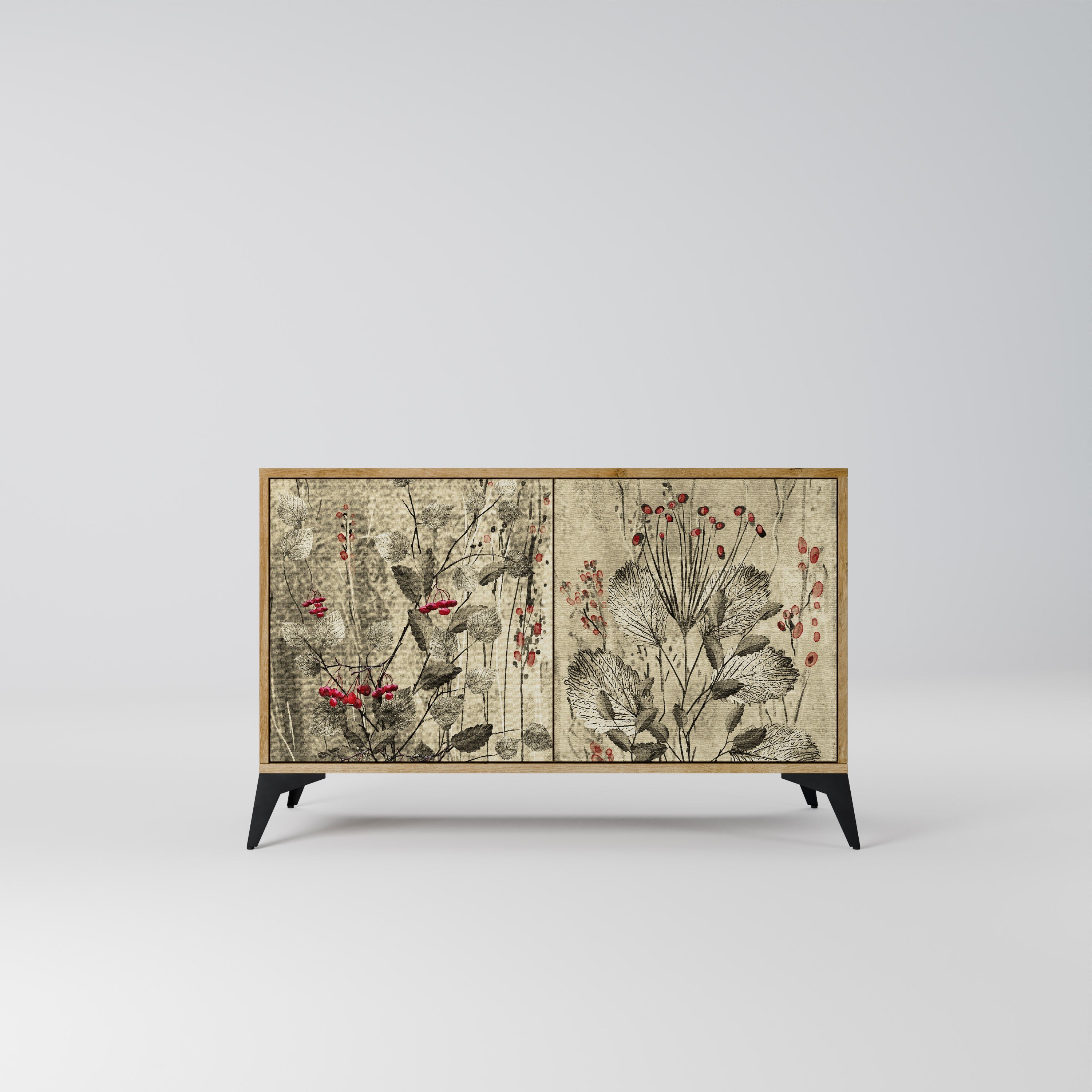 HERBAL GRACE Sideboard mit 2 Türen in Eichenoptik