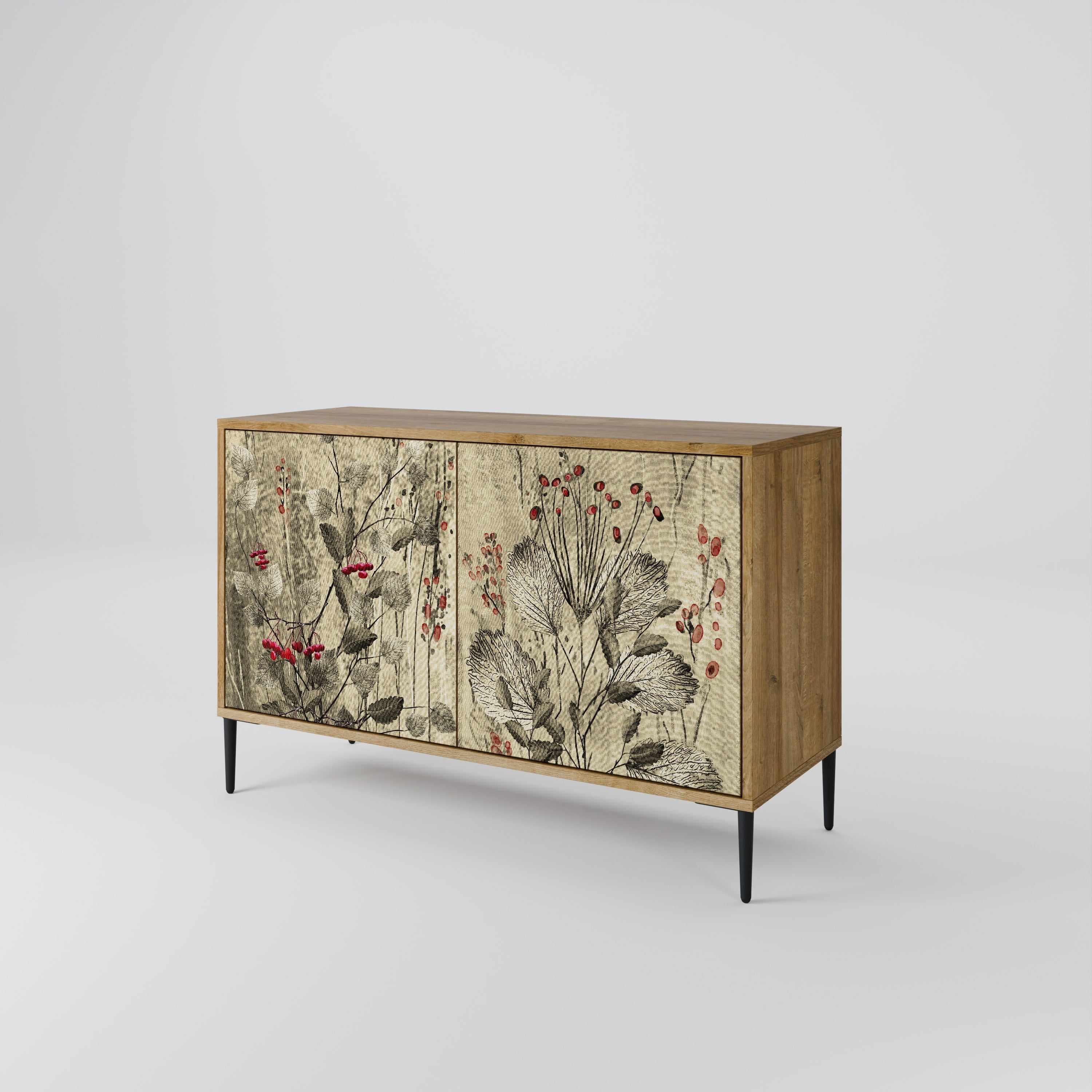 HERBAL GRACE Sideboard mit 2 Türen in Eichenoptik