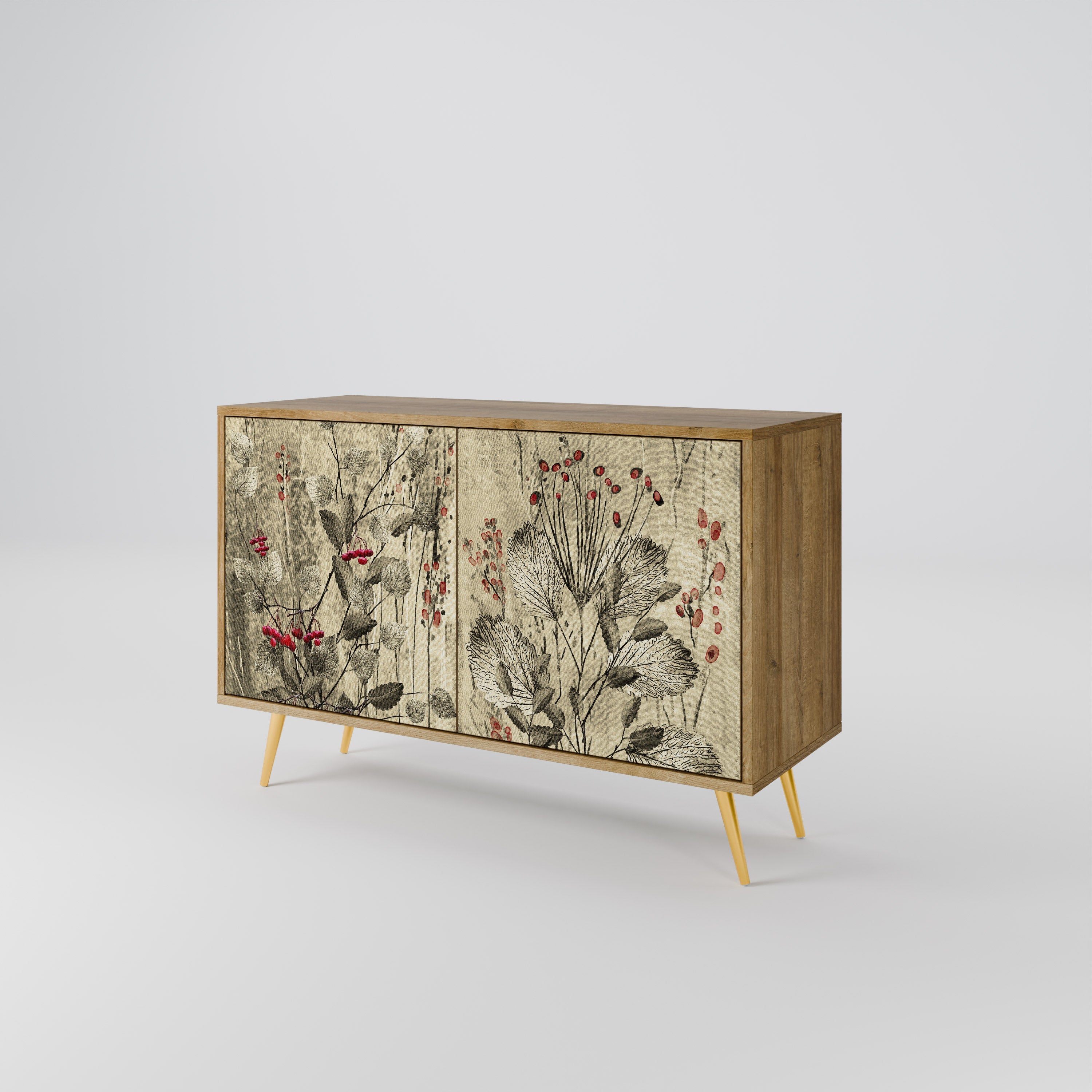 HERBAL GRACE Sideboard mit 2 Türen in Eichenoptik
