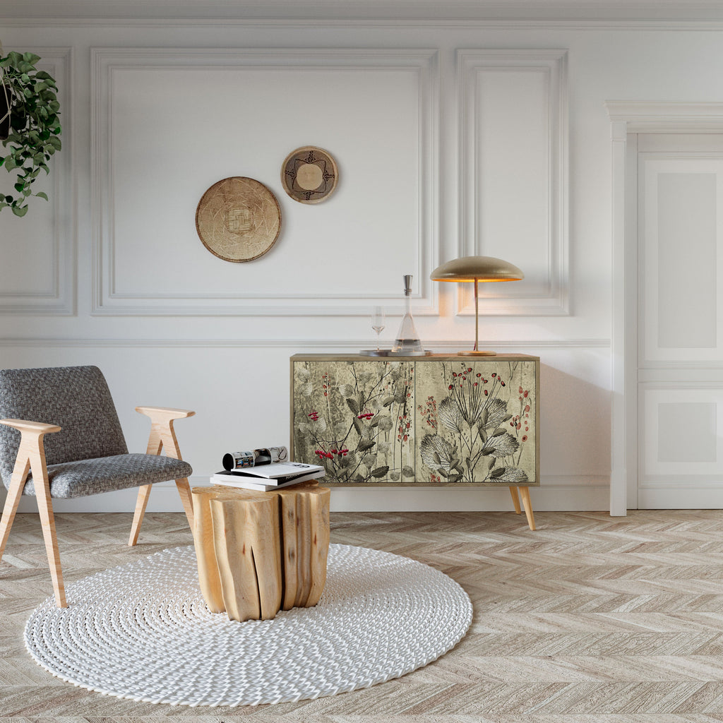 HERBAL GRACE Sideboard mit 2 Türen in Eichenoptik