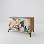 FLORAL GRACE 2-Door Sideboard in Oak Effect