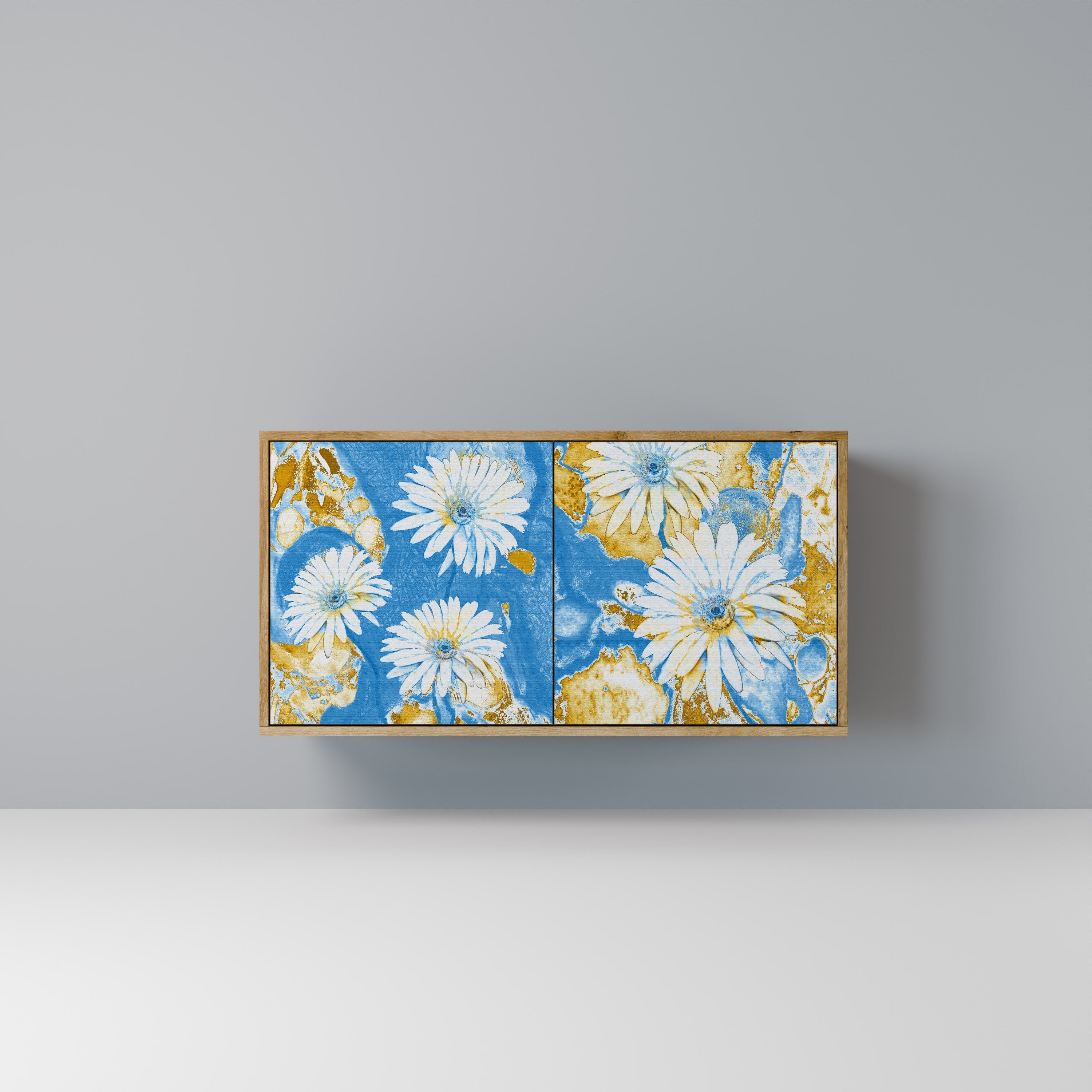 DAISY LUXE Sideboard mit 2 Türen in Eichenoptik