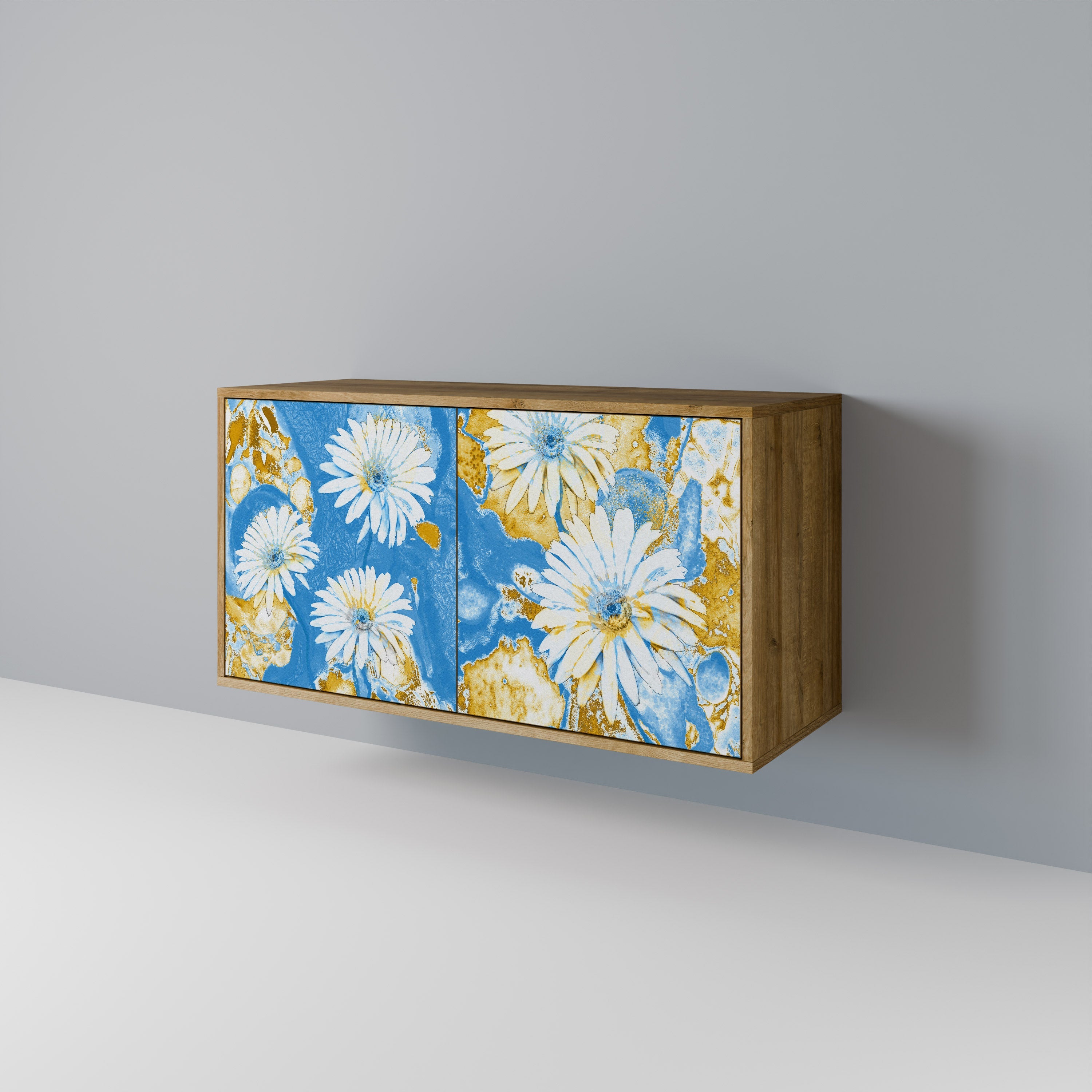 DAISY LUXE Sideboard mit 2 Türen in Eichenoptik