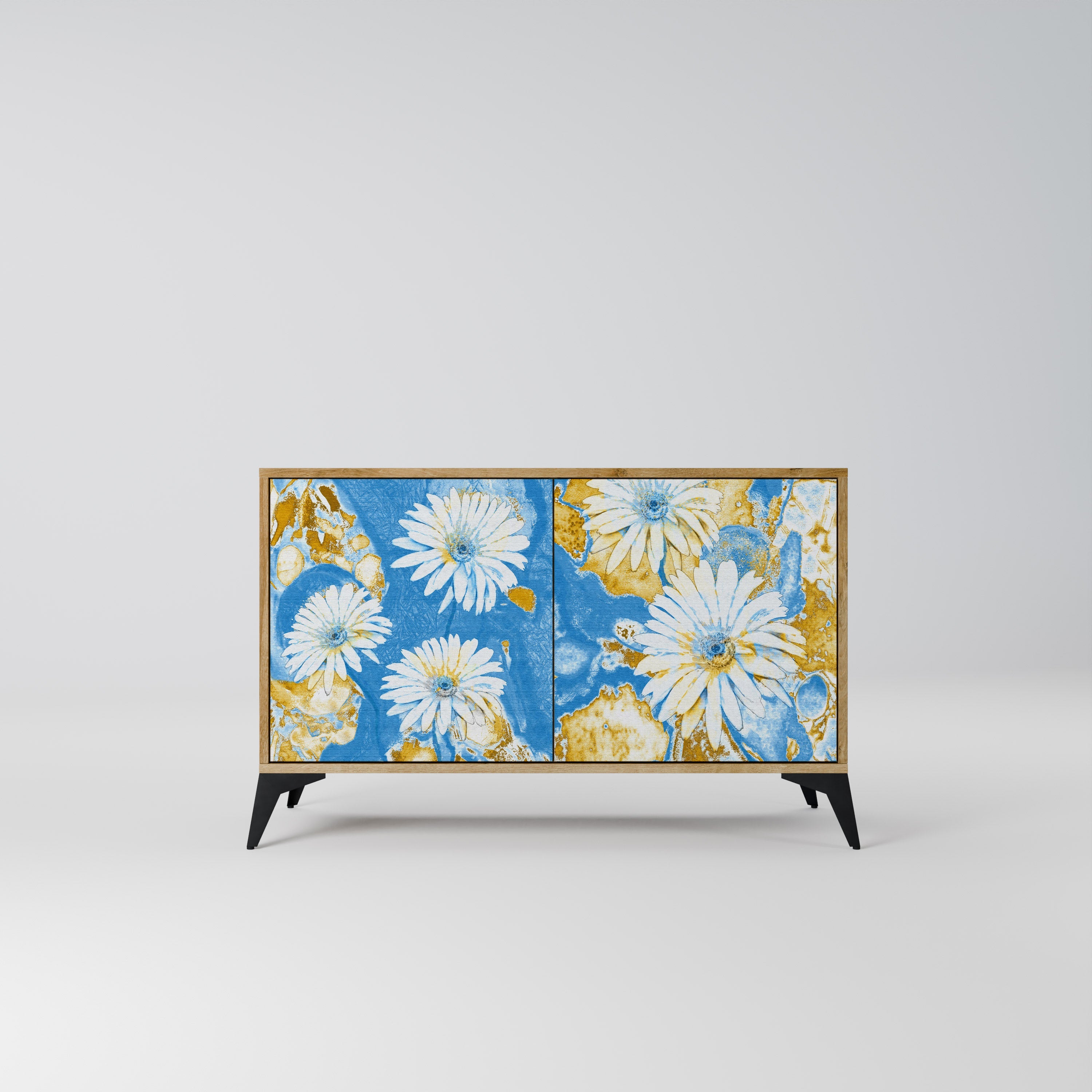DAISY LUXE Sideboard mit 2 Türen in Eichenoptik