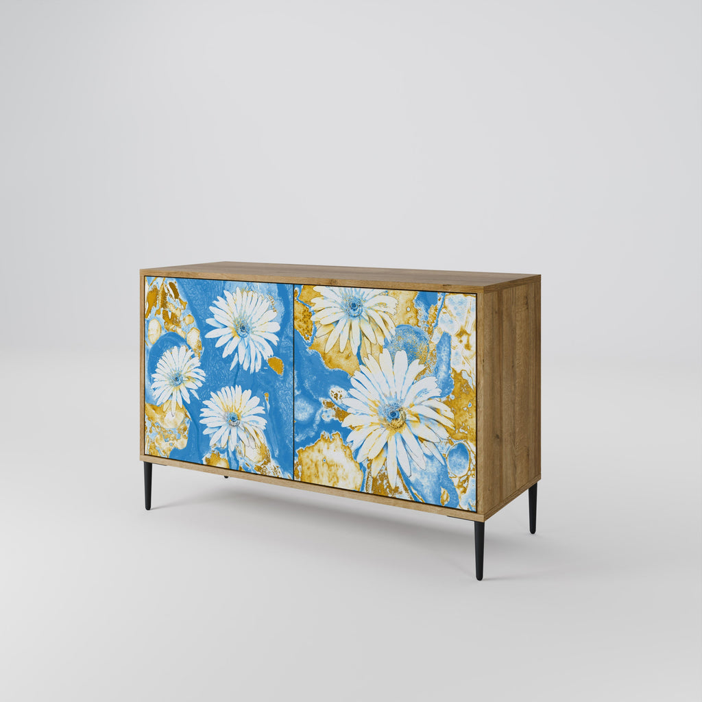 DAISY LUXE Sideboard mit 2 Türen in Eichenoptik