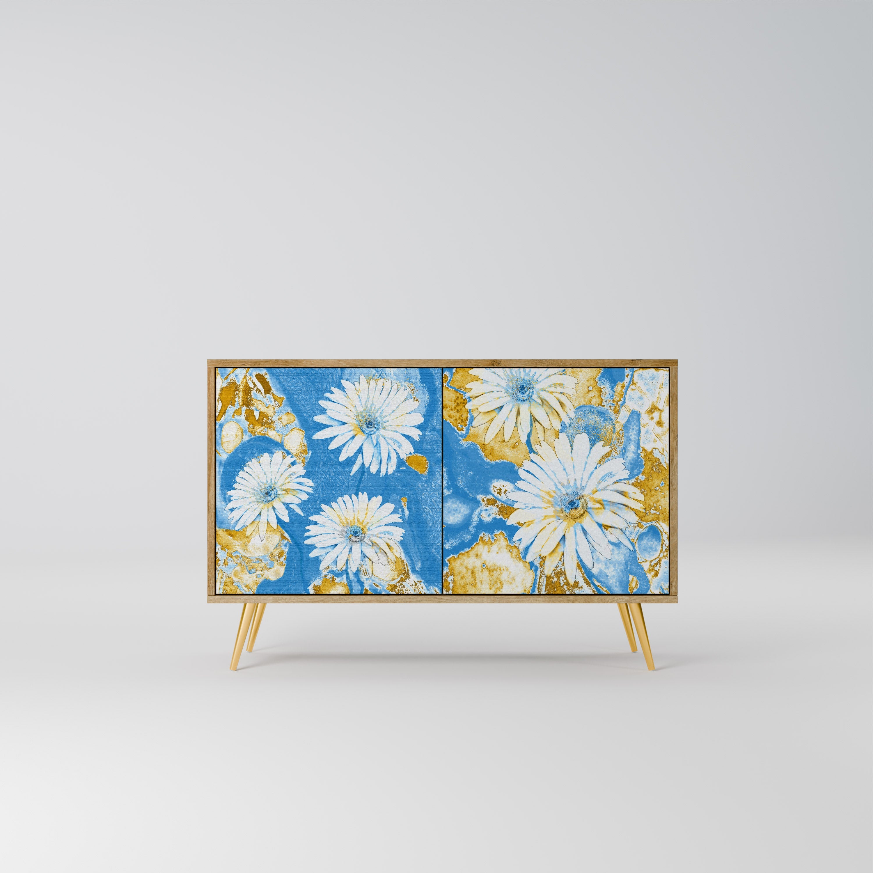 DAISY LUXE Sideboard mit 2 Türen in Eichenoptik