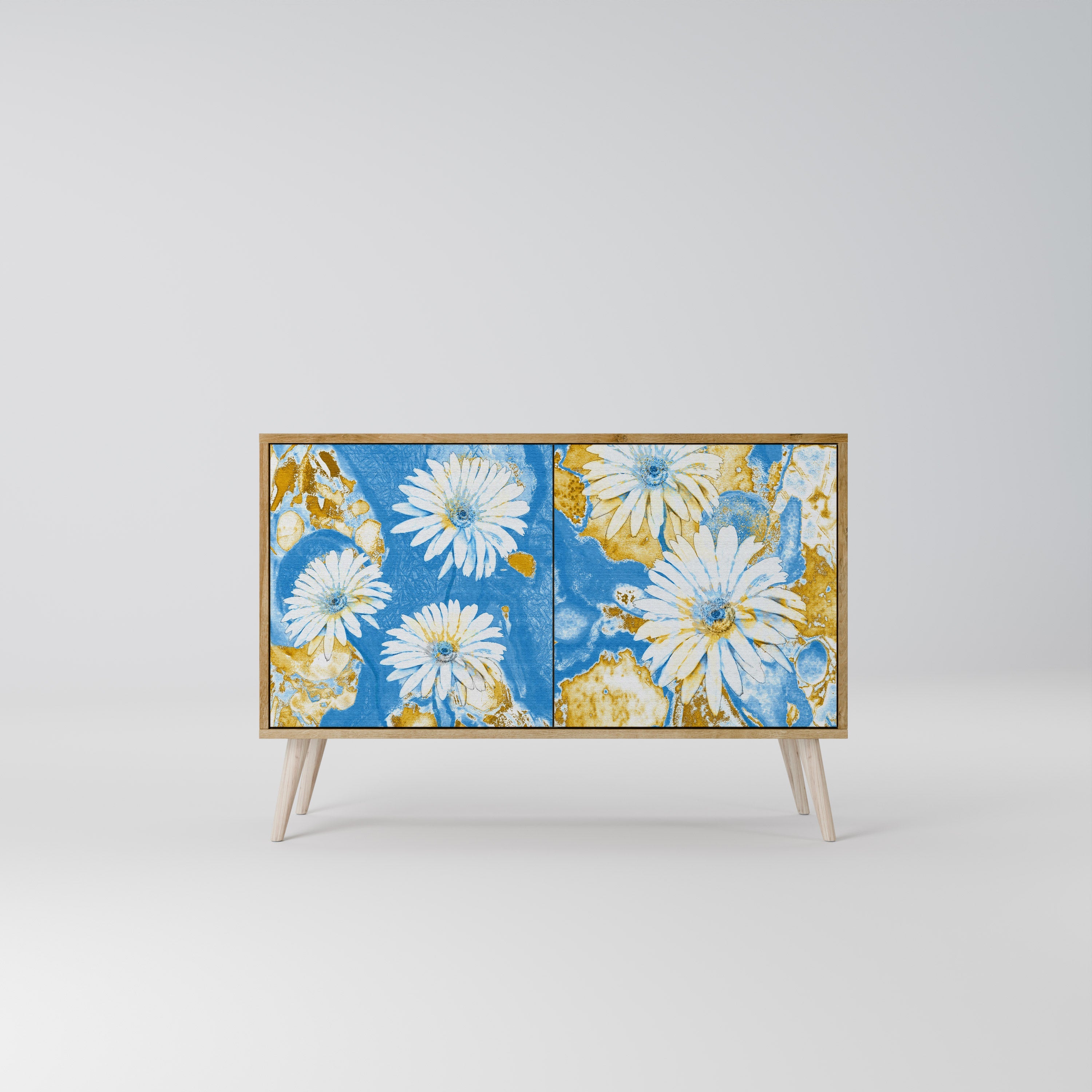 DAISY LUXE Sideboard mit 2 Türen in Eichenoptik
