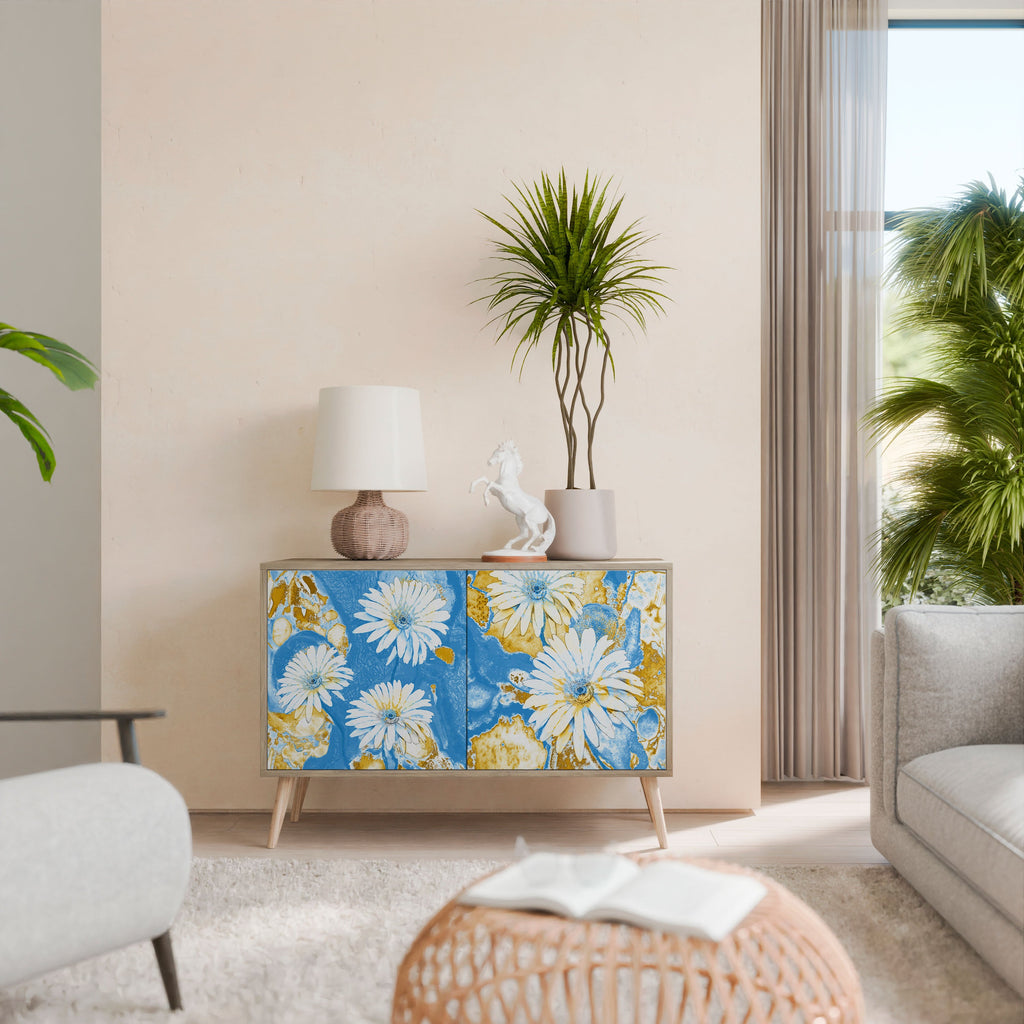 DAISY LUXE Sideboard mit 2 Türen in Eichenoptik